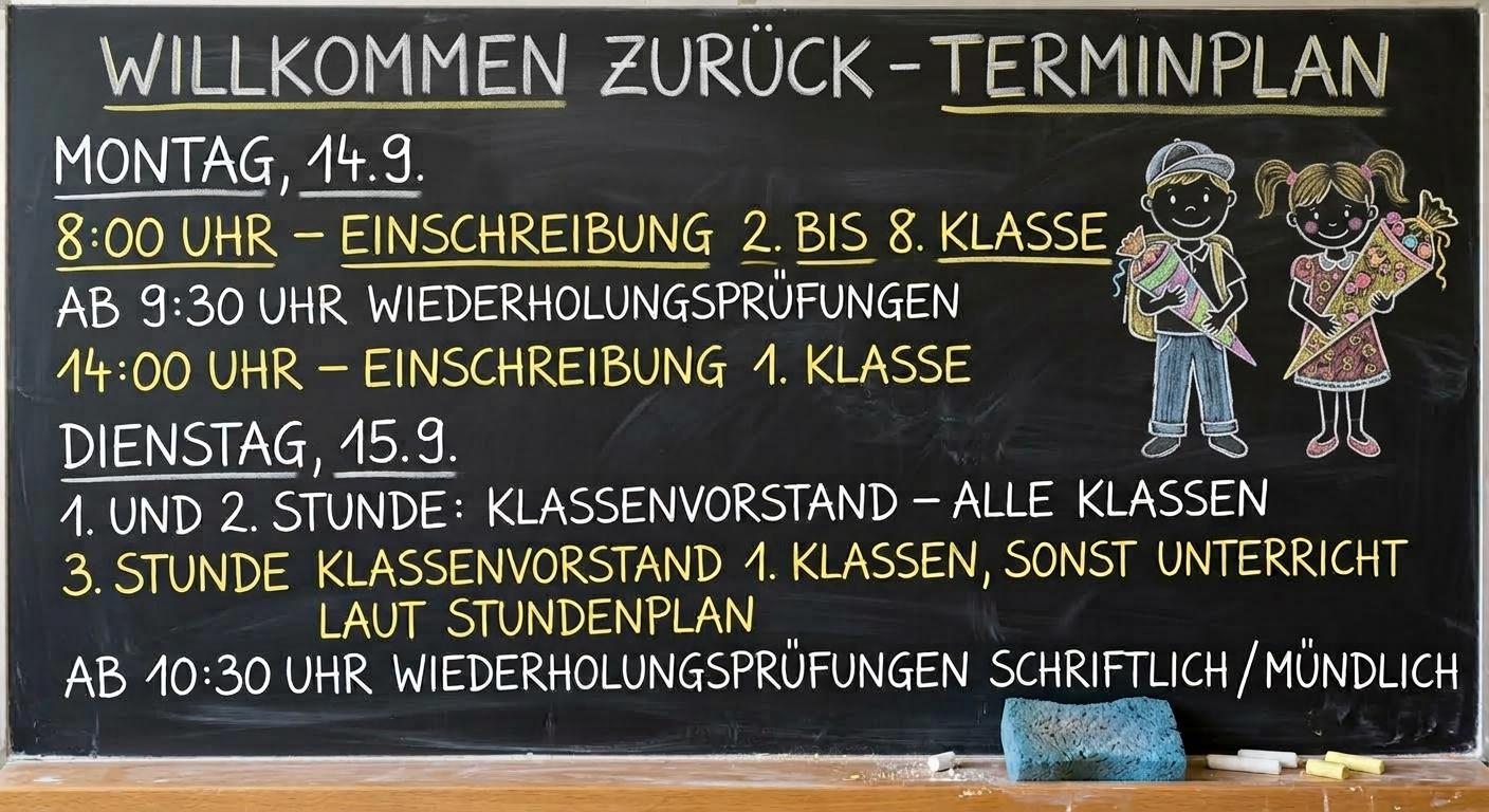 Schulstart am Peraugymnasium